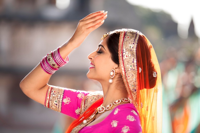 Sonam Kapoor in traditional Indian attire