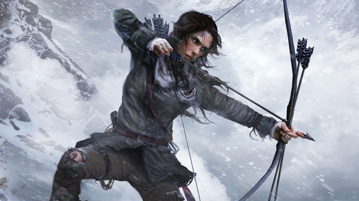 Lara Croft from Rise of the Tomb Raider artwork