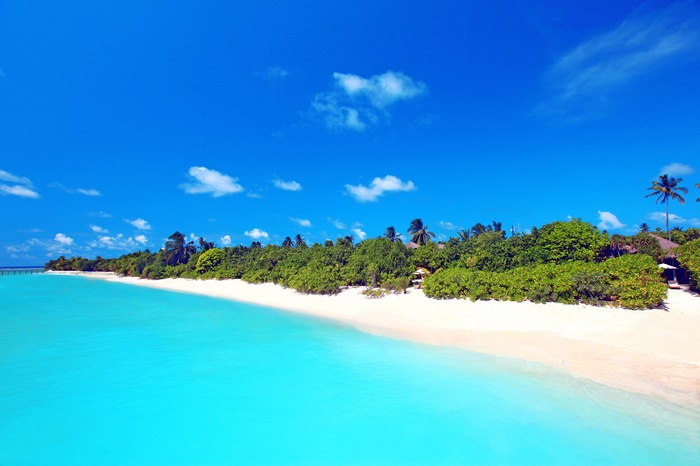 Maldives, Beach resorts, 4K, Laamu