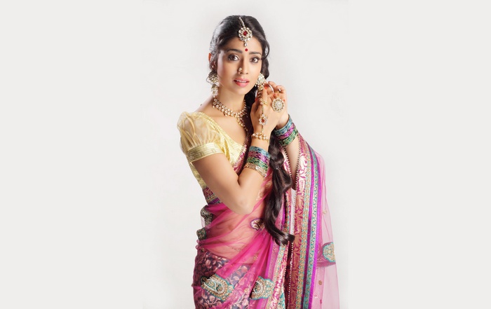 Shriya Saran in traditional Indian attire