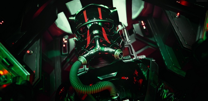 4K Stormtrooper in a cockpit