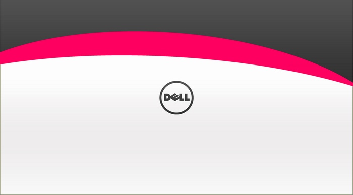 Dell logo on abstract background