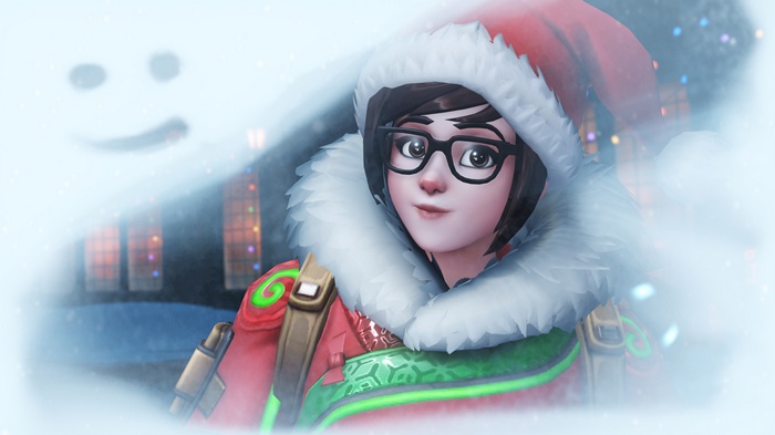 Mei from Overwatch in Winter Wonderland 4K