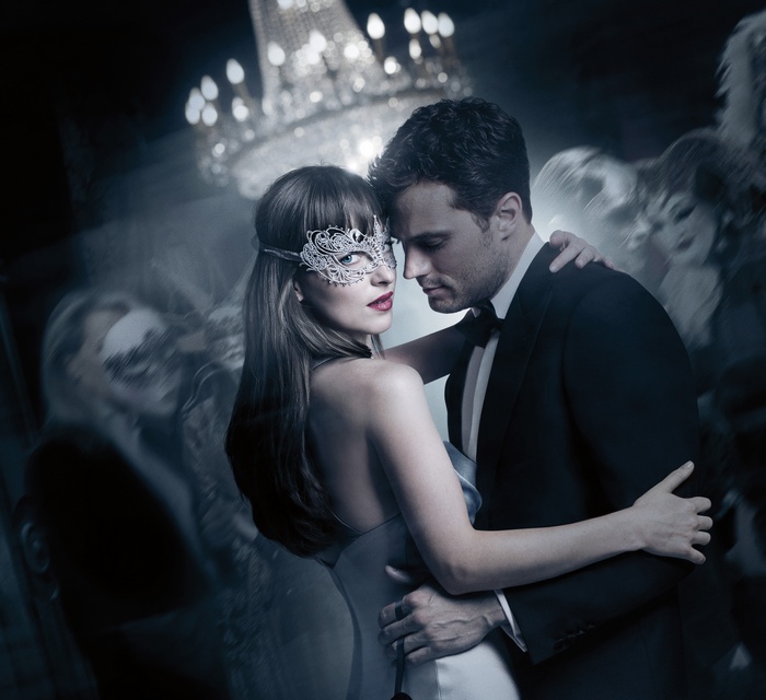 Anastasia Steele and Christian Grey from Fifty Shades Darker
