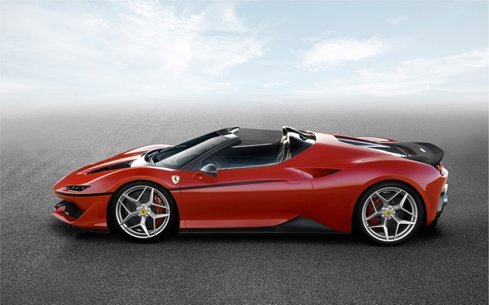 Red 2017 Ferrari J50 Roadster