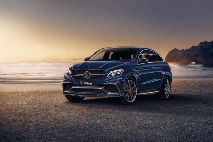 Mercedes-AMG GLE Coupe by LARTE Design on a beach