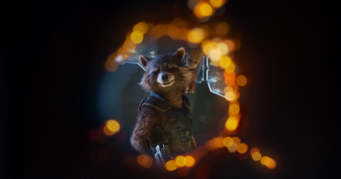 Rocket Raccoon and Baby Groot from Guardians of the Galaxy Vol 2