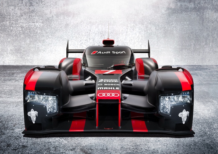 Audi R18 e-tron quattro Le Mans racing car