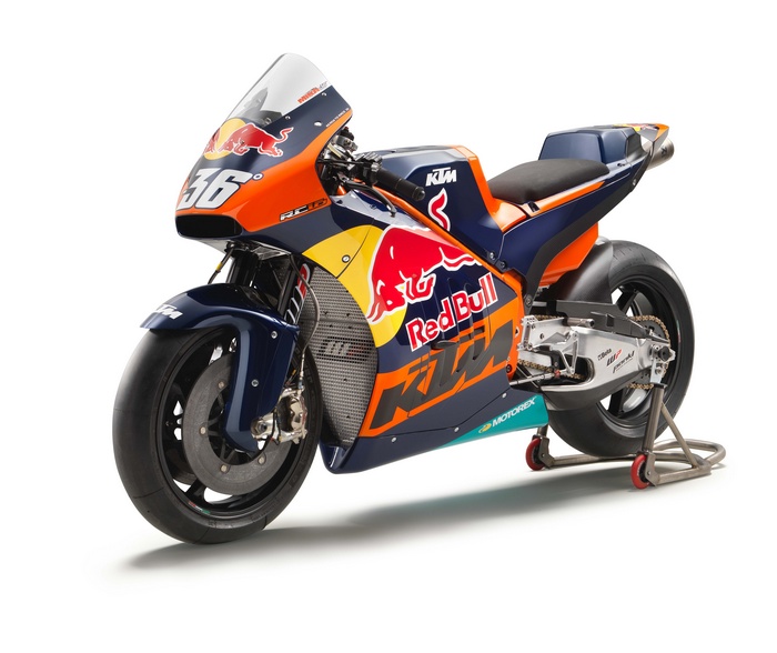 KTM RC16 MotoGP motorcycle with Red Bull livery