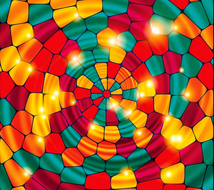 Lights, Circles, Colorful