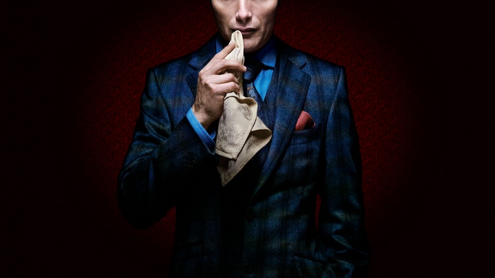 Hannibal Lecter in a suit