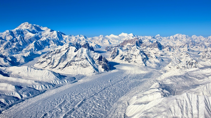 Denali Mountain Range in Alaska