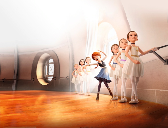 Ballerinas in a dance studio