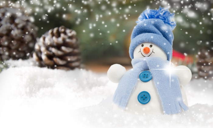 Christmas decoration, 5K, Snowfall, Snowman