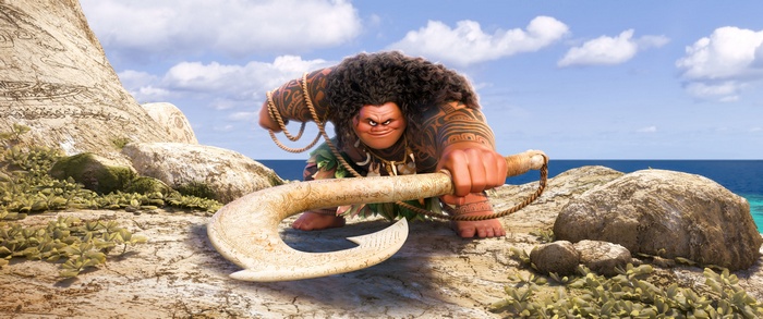 Demigod Maui from Moana in 4K