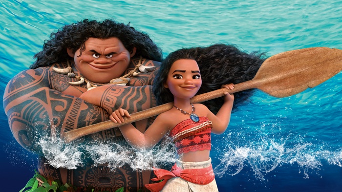 Maui and Moana from Moana