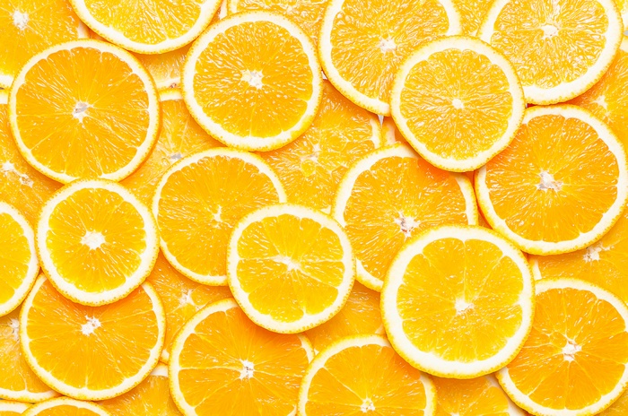 Orange slices background