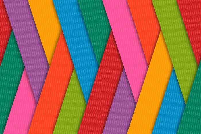 Colorful diagonal stripes pattern