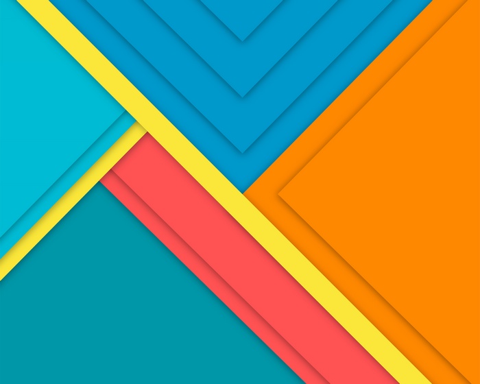 Abstract geometric material design with colorful layers