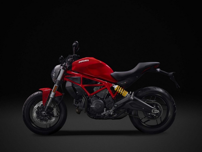 Red Ducati Monster 797 Motorcycle