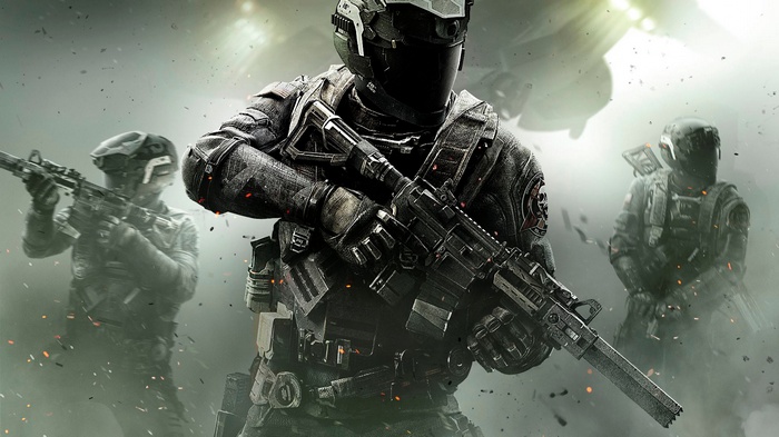 Soldiers from Call of Duty: Infinite Warfare