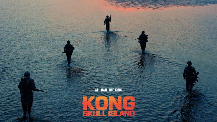 Kong: Skull Island movie poster with soldiers