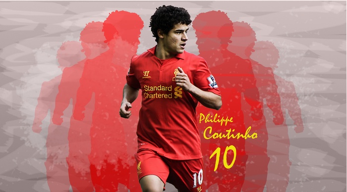 Philippe Coutinho 10 Liverpool Footballer
