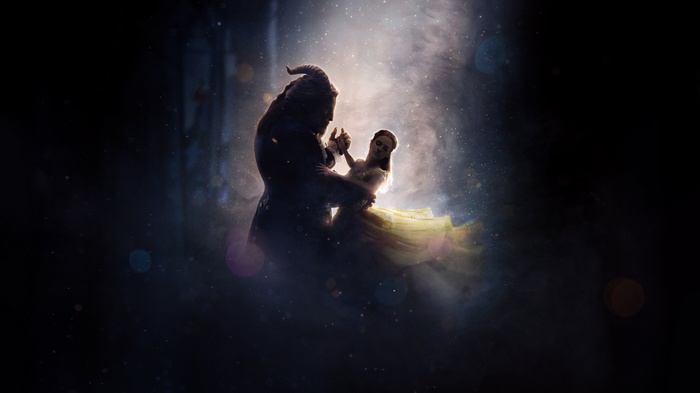 Belle and Beast dancing from Beauty and the Beast 4K