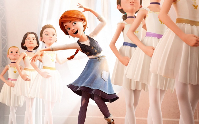 Ballerinas in a dance studio