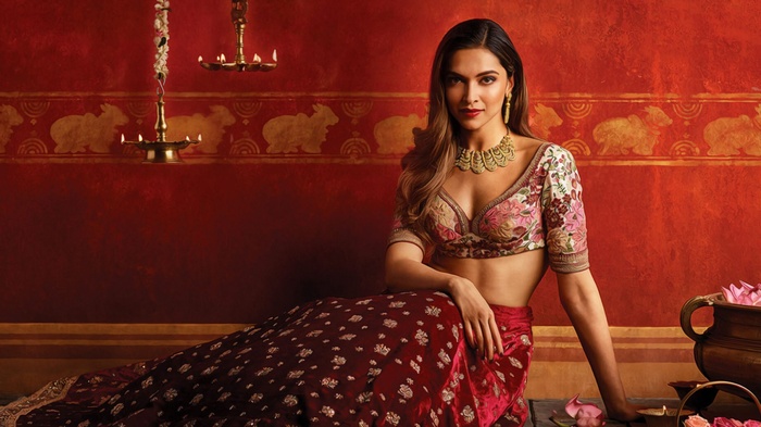 Deepika Padukone for Tanishq photoshoot
