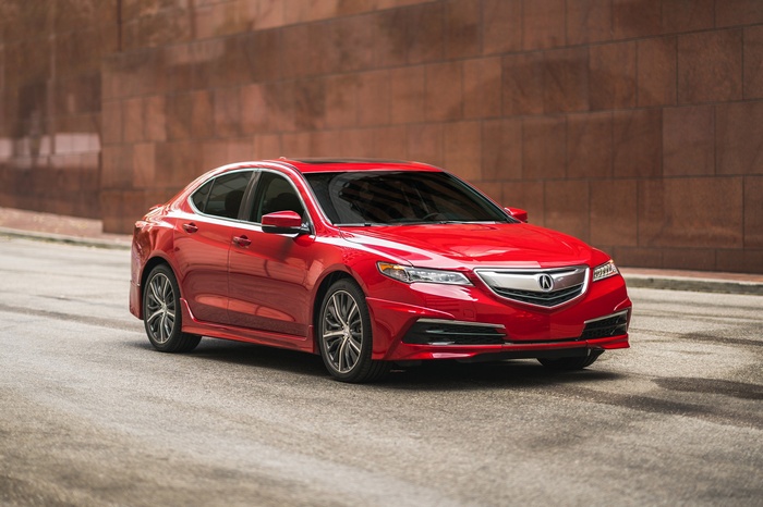 Red 2017 Acura TLX GT Package Sedan