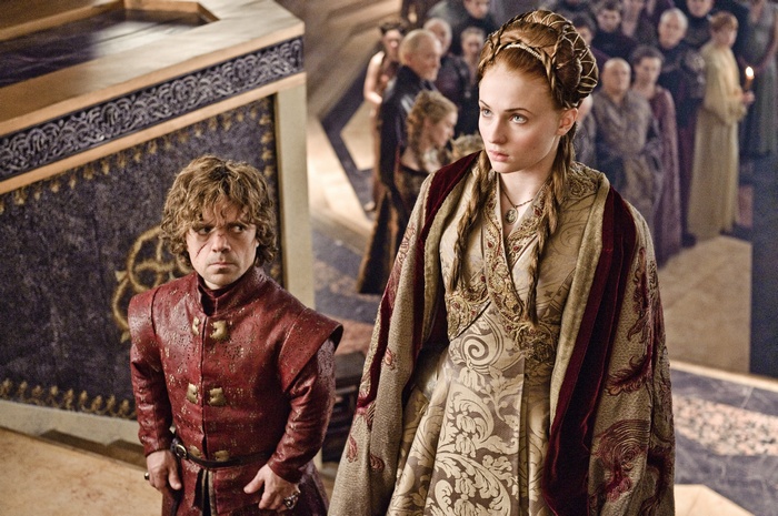 Tyrion Lannister and Sansa Stark from Game of Thrones