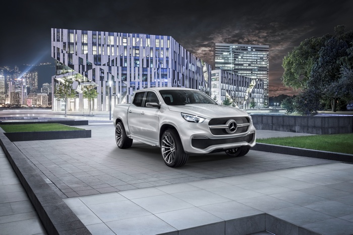 Mercedes Benz X Class Pickup Truck 4K