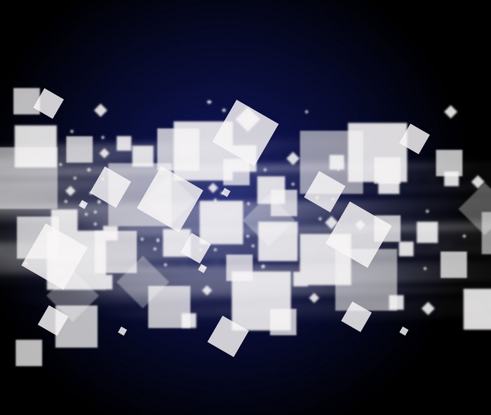Abstract geometric squares and diamonds pattern