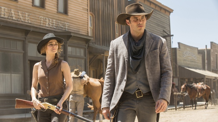 James Marsden and Bojana Novakovic from Westworld in 4K