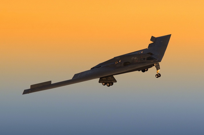 B-2 Spirit Stealth Bomber in flight