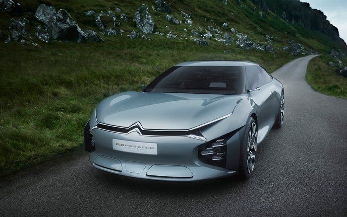 Citroen CXperience concept car on a road