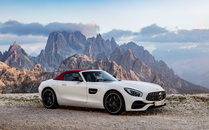 2017 Mercedes-AMG GT Roadster in Mountains