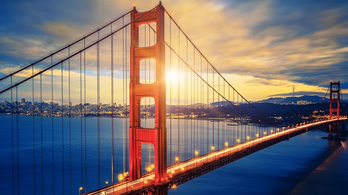 Golden Gate Bridge, Sunset
