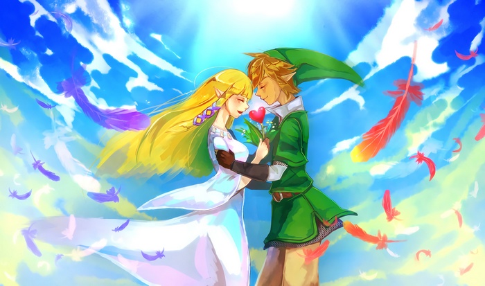 Link and Zelda from The Legend of Zelda: Skyward Sword