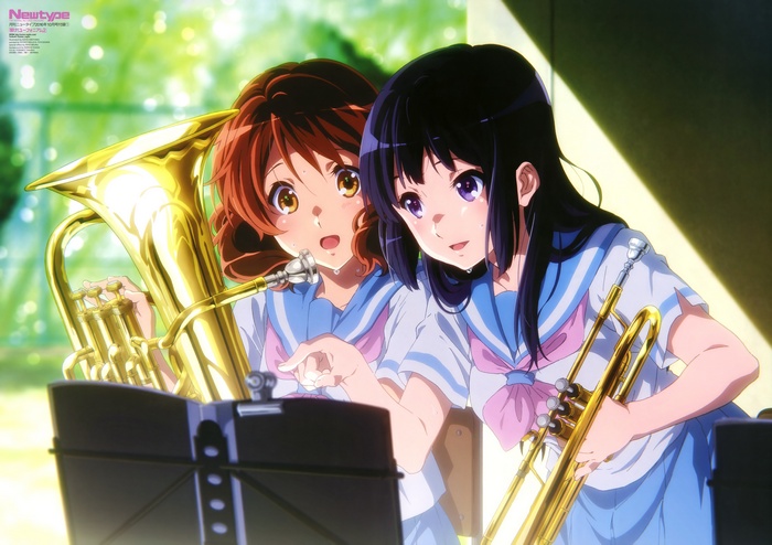 Kumiko Oumae and Hazuki Katou from Sound! Euphonium