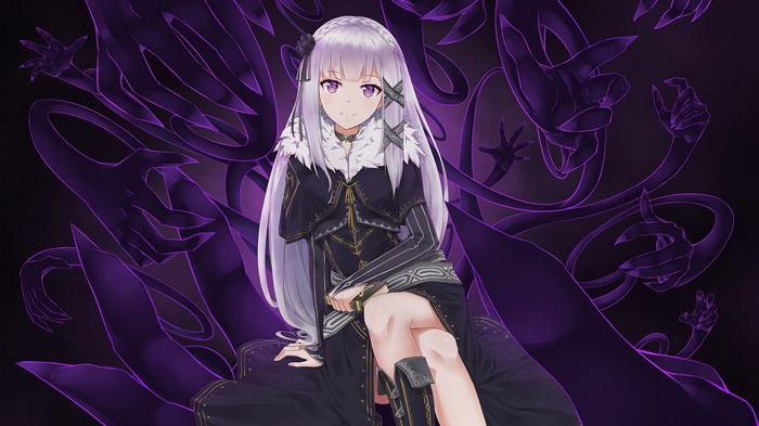 Emilia from Re:ZERO in 4K