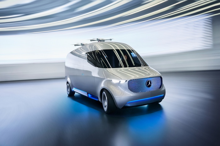 Mercedes Benz Vision Van Concept Electric Car