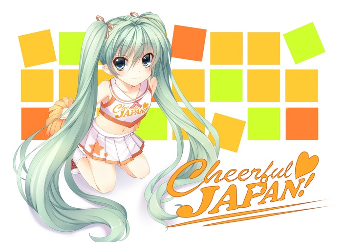 Hatsune Miku from Vocaloid Cheerful Japan!