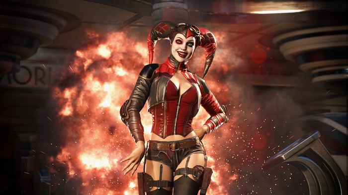 Harley Quinn from Injustice 2 in 4K
