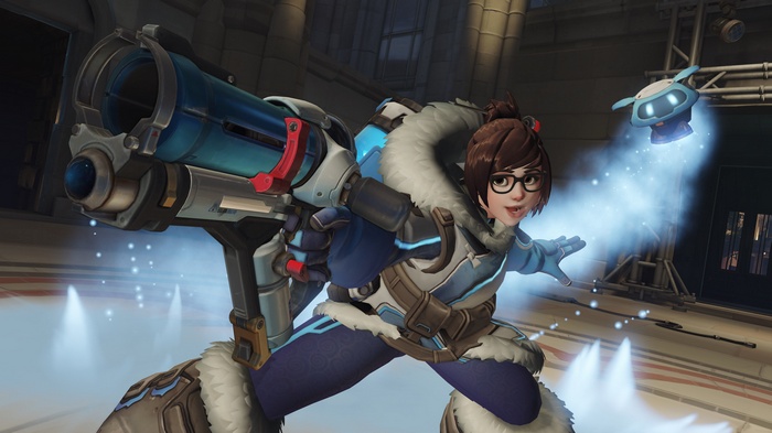 Mei from Overwatch with Endothermic Blaster