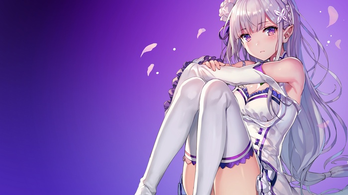 Emilia from Re:ZERO in 4K