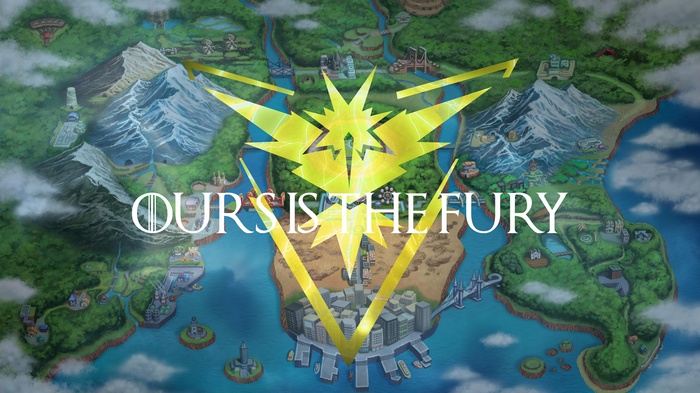 Pokemon Go Team Instinct 4K Map