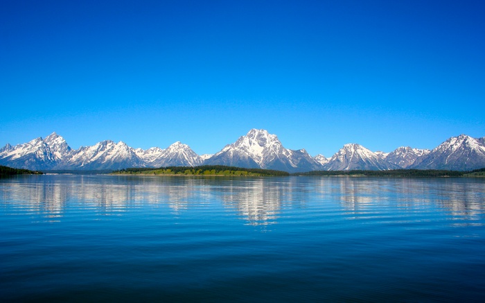 Grand Teton National Park with Jenny Lake Reflection