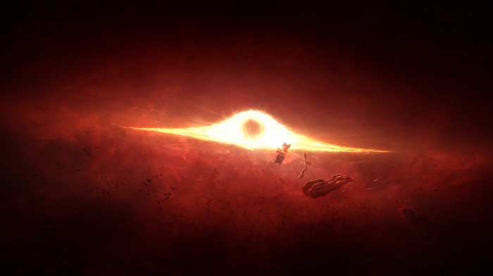 Spaceships near a bright celestial phenomenon